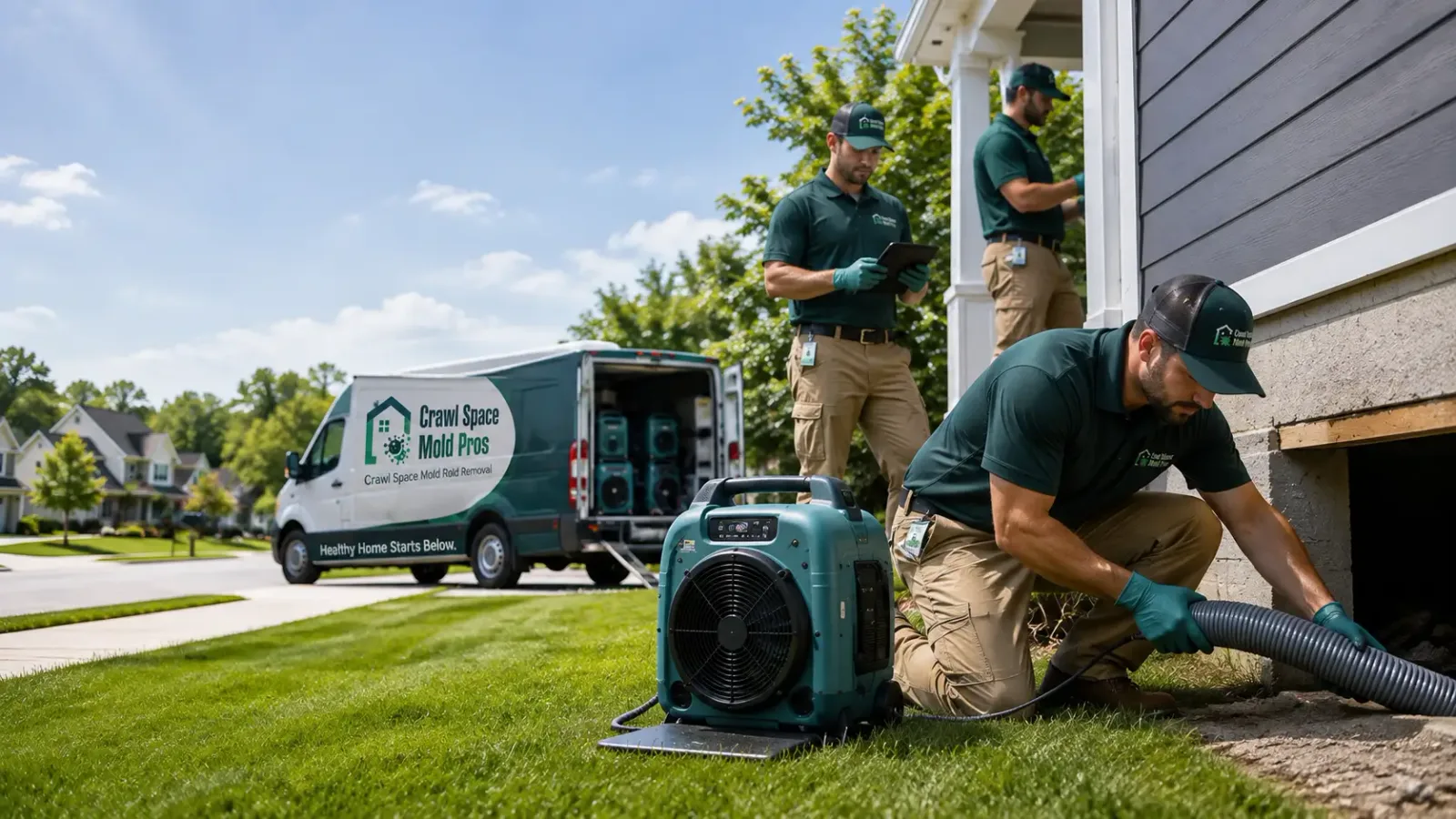 Crawl Space Mold Removal in Chaska, MN